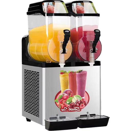 Commercial Double Tank Slush Machine 2 X 12 Litres 400x600x840mm | Sm212 Makfry