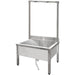 Commercial Stainless Steel Mop Sink With High Rack &Amp; 2 In 1 Mop Holder 800x600x550mm | Smsjyhr8060 Makfry