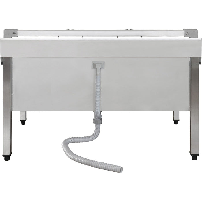 Commercial Stainless Steel Mop Sink With Low Rack &Amp; 2 In 1 Mop Holder 1000x600x550mm | Smsjylr10060 Makfry