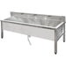 Commercial Stainless Steel Mop Sink With Low Rack &Amp; 2 In 1 Mop Holder 1500x600x550mm | Smsjylr15060 Makfry
