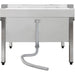 Commercial Stainless Steel Mop Sink With Low Rack &Amp; 2 In 1 Mop Holder 800x600x550mm | Smsjylr8060 Makfry