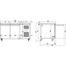 B Grade Professional Refrigerated Counter 2 Doors Depth 600mm | Sn2100 Tn B Grade Makfry