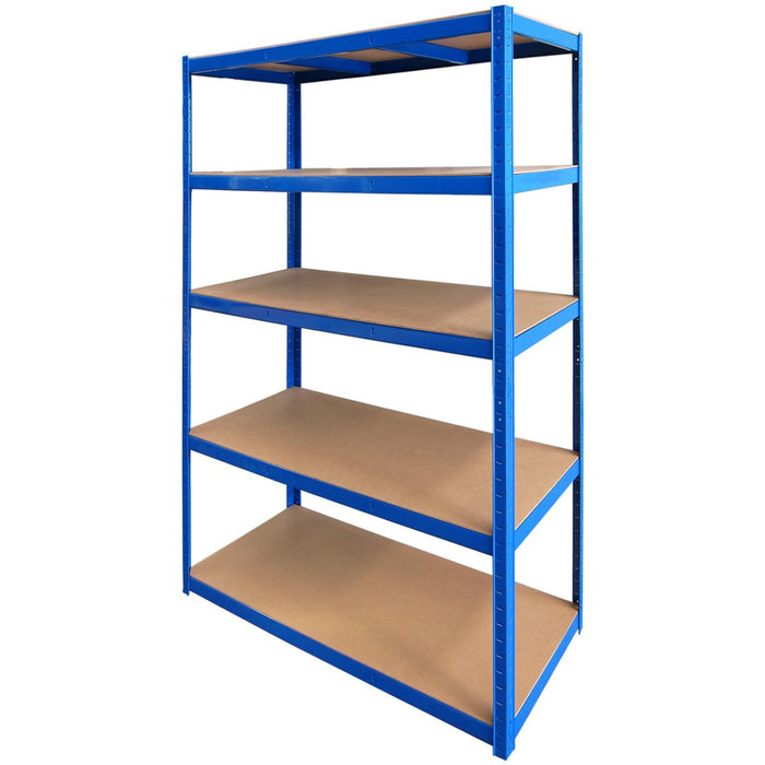 B GRADE Commercial Blue Heavy Duty Shelving Unit 5 Shelves 1250kg Loading Capacity 1200x450x1800mm |  SP250C B GRADE