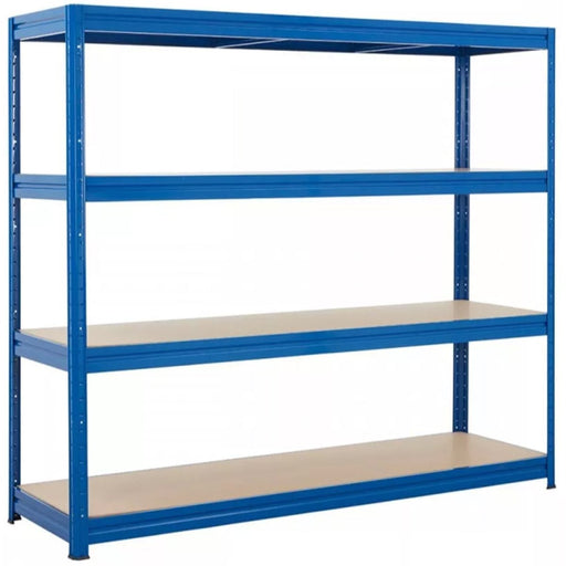 Commercial Blue Heavy Duty Shelving Unit 4 Shelves 1200kg Loading Capacity 1600x600x1800mm |  SP600C Makfry