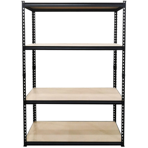 Industrial Shelving Unit Heavy duty 1600x600x1800mm 4 shelves 275 kg/shelf Black |  SP1660BLACK Makfry