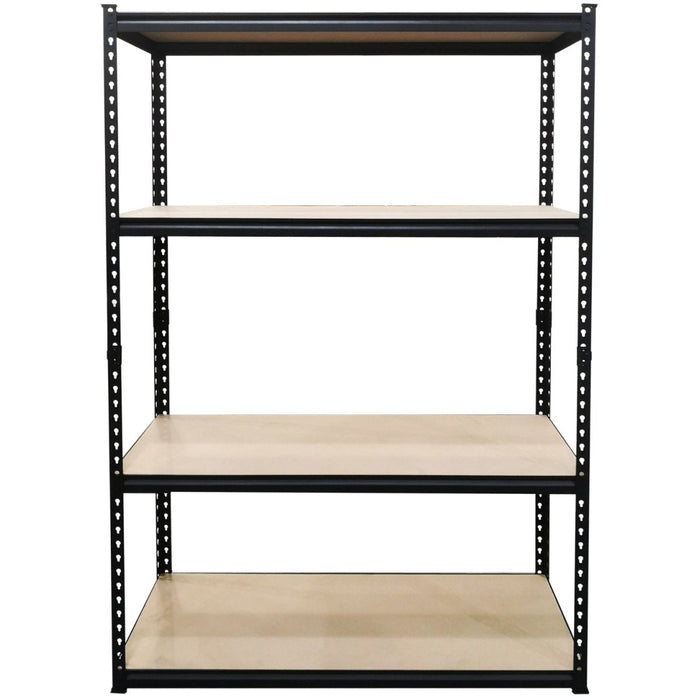Industrial Shelving Unit Heavy duty 900x450x1800mm 4 shelves 275 kg/shelf Black |  SP9045BLACK Makfry