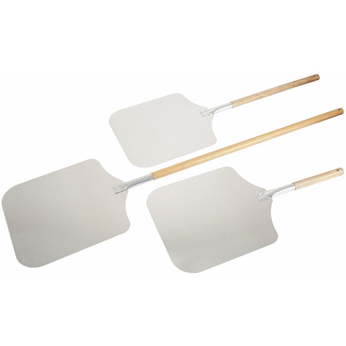 Pizza Peel 12'' square Wood handle Length 92cm |  SPP9012W Makfry