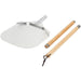 Pizza Peel 12'' square Wood handle Length 88cm |  SPRX8812 Makfry