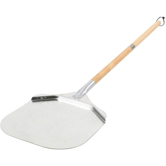 Pizza Peel 12'' square Wood handle Length 88cm |  SPRX8812 Makfry