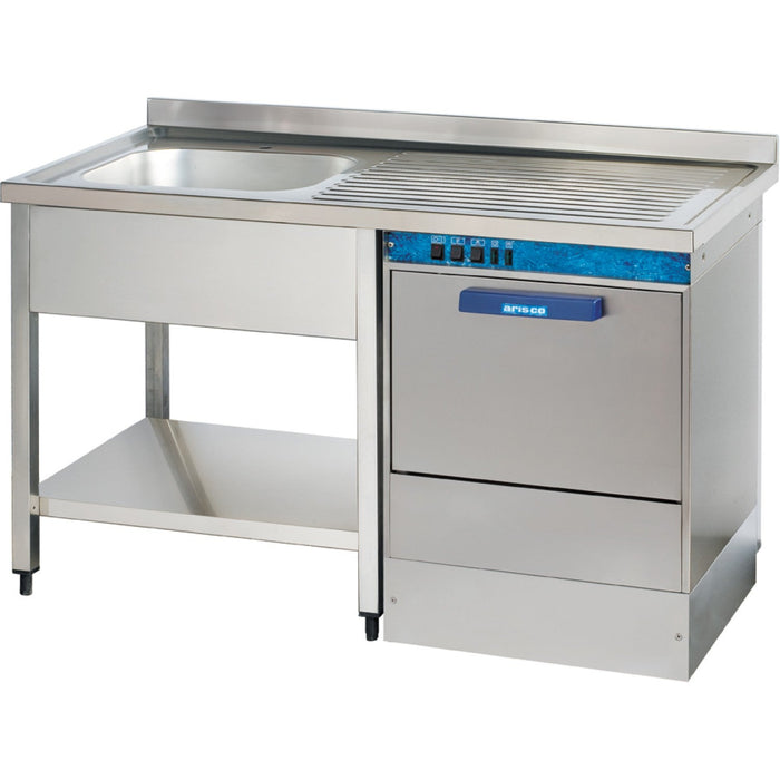 Commercial Sink For Dishwashers 1 Bowl Left Bottom Shelf Splashback 1200x700x950 | Yls127 Sbl1 Makfry