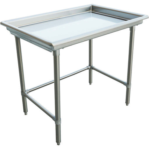 Commercial Stainless Steel Dish Sorting Table 1219mm Width | Srt48 Makfry