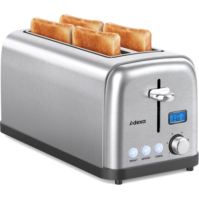 Commercial Long Slot Toaster 4 slices |  SS4SLT Makfry