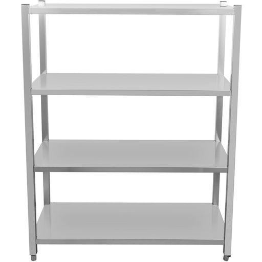Commercial Shelving Unit 4 Tier Board Stainless Steel 1000x400x1500mm |  SSB10040 Makfry