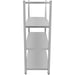 Commercial Shelving Unit 4 Tier Stainless Steel 1200x500x1500mm | Ssb12050 Makfry