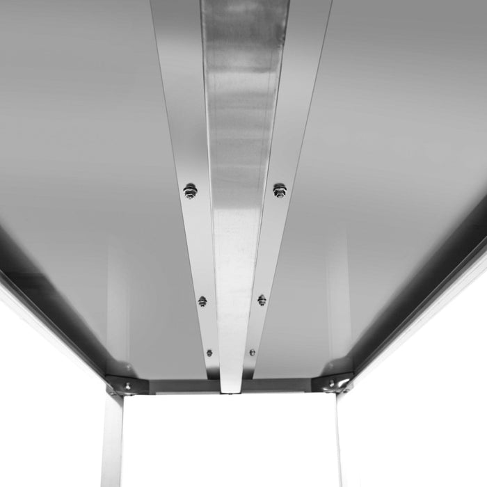 Commercial Shelving Unit 4 Tier Stainless Steel 1000x500x1500mm |  SSB10050 Makfry