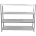 Commercial Shelving Unit 4 Tier Stainless Steel 1500x400x1500mm | Ssb15040 Makfry