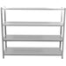 Commercial Shelving Unit 4 Tier Stainless Steel 1800x500x1500mm | Ssb18050 Makfry