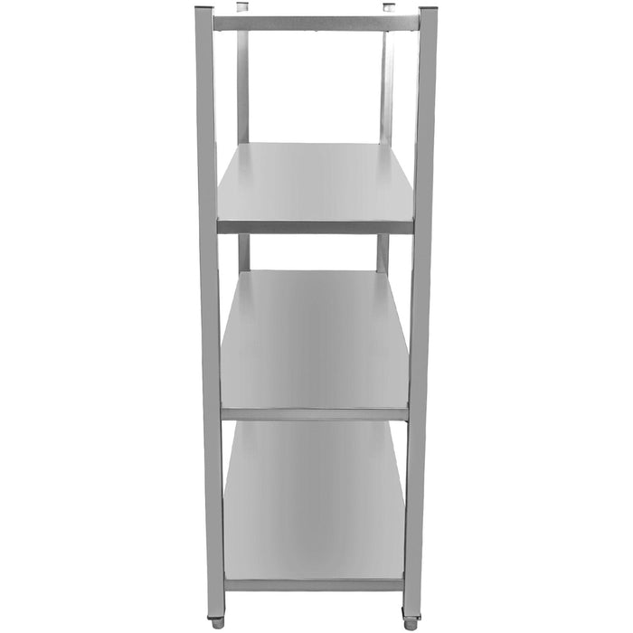 Commercial Shelving Unit 4 Tier Stainless Steel 1800x400x1500mm | Ssb18040 Makfry