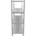 Commercial Shelving Unit 4 Tier Stainless Steel 1800x400x1500mm | Ssb18040 Makfry