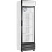 Commercial Upright Beverage Bottle Cooler 210 Litres Single Hinged Glass Door Black &Amp; White 538x525x1772mm | Ssh22 Makfry
