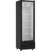 Commercial Upright Beverage Bottle Cooler 335 Litres Single Hinged Glass Door Black 578x605x1980mm | Ssh32 Makfry