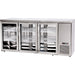 Back Bar Cooler Triple Glass Door 493 Litres Stainless Steel 1826x631x895 | Ssh58 Makfry