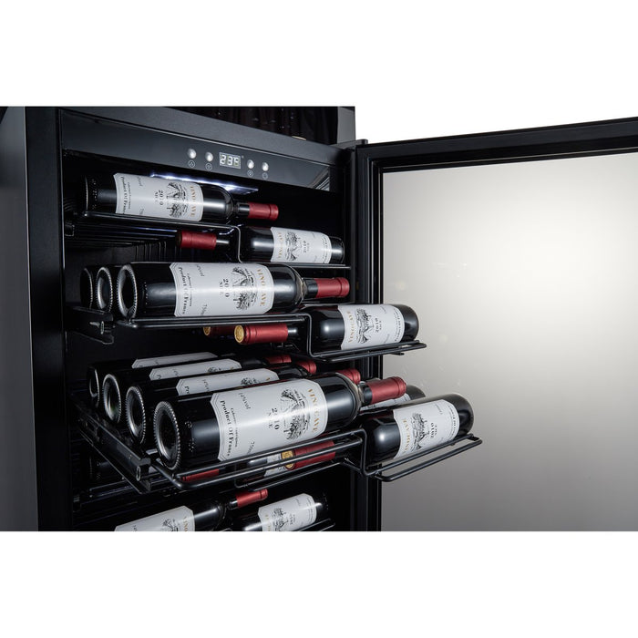 Commercial Wine cooler Single zone Z shelf 153 bottles |  SW192