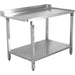 B GRADE Unloading table Right side 1100x650x850mm With bottom shelf With splashback Stainless steel |  SWB11065R B GRADE Makfry
