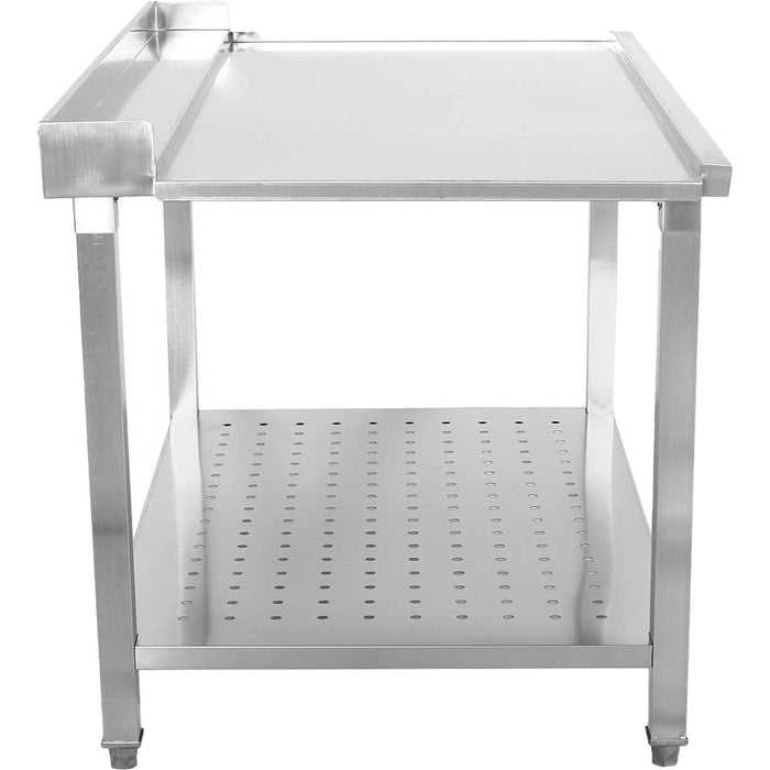 B GRADE Unloading table Right side 1100x650x850mm With bottom shelf With splashback Stainless steel |  SWB11065R B GRADE Makfry