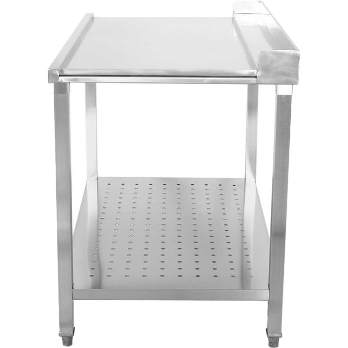 B GRADE Unloading table Right side 1100x650x850mm With bottom shelf With splashback Stainless steel |  SWB11065R B GRADE Makfry