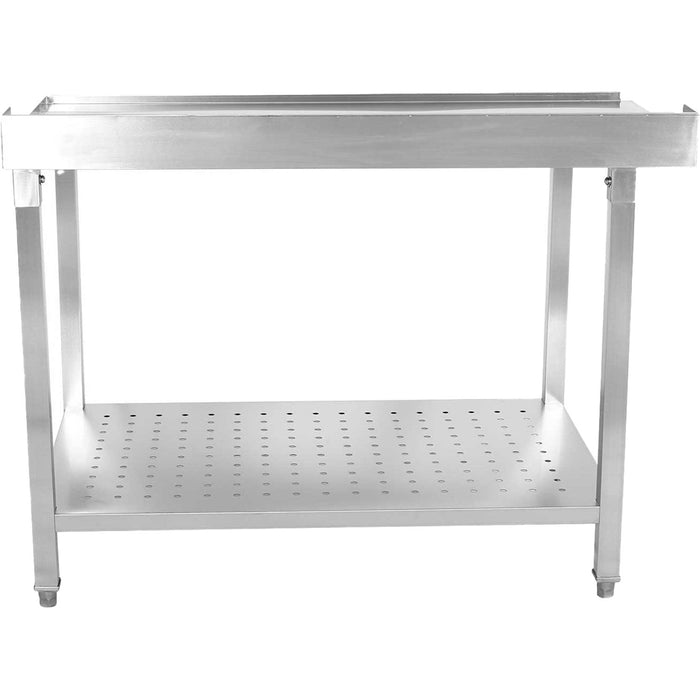 B GRADE Unloading table Right side 1100x650x850mm With bottom shelf With splashback Stainless steel |  SWB11065R B GRADE Makfry