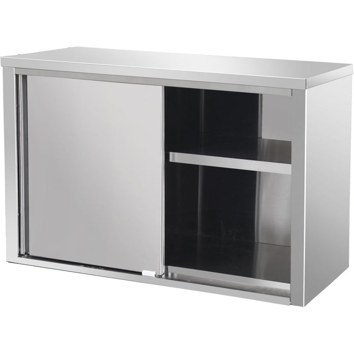 B GRADE Wall cabinet Sliding doors Stainless steel Width 1800mm Depth 400mm |  VWC184D B GRADE