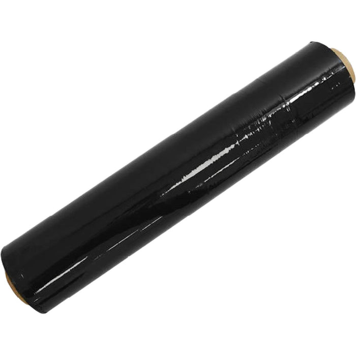 Premium 12 μm PE Stretch Film 40 cm × 250 m Flush 2″ Core Black |  SWRAP32 Makfry
