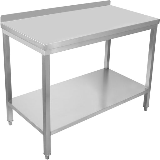 Professional Work table Stainless steel Undershelf Upstand 600x700x900mm |  SWT7060B Makfry