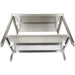 Professional Stainless Steel Work Table with Undershelf & 5cm Upstand 1000x600x950mm |  SWT60100B Makfry