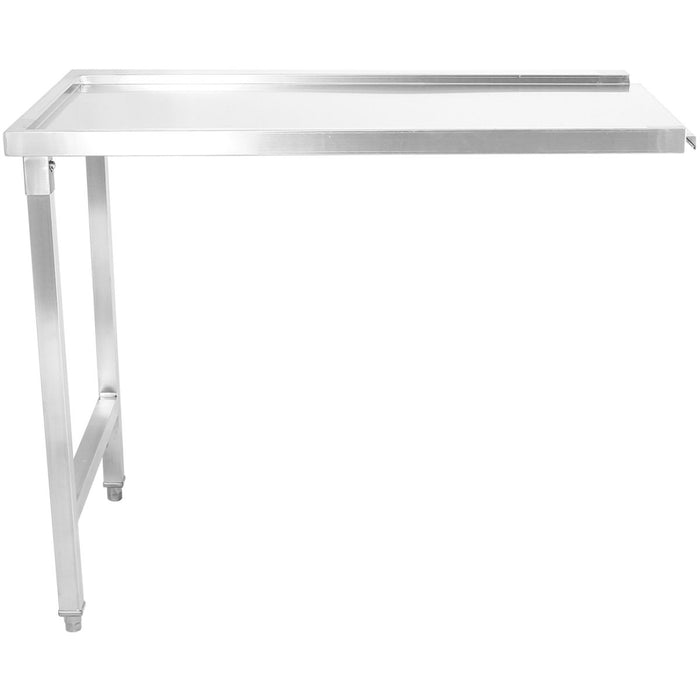 Unloading table Left side 1100x650x850mm No bottom shelf No splashback Stainless steel |  SWT11065R