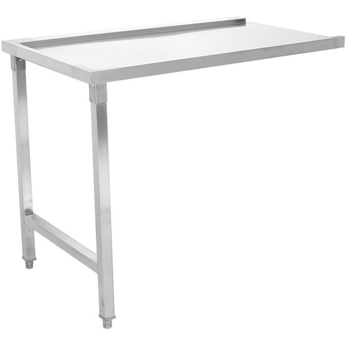 Unloading table Left side 600x650x850mm No bottom shelf No splashback Stainless steel |  SWT6065R