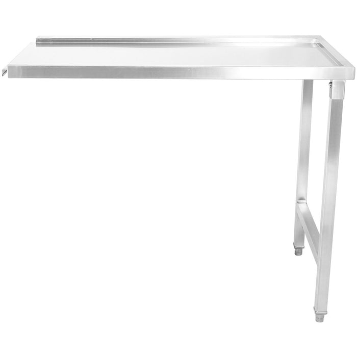 Unloading table Right side 1100x650x850mm No bottom shelf No splashback Stainless steel |  SWT11065L