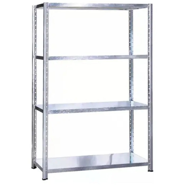 Commercial Galvanised Heavy Duty Shelving Unit 4 Shelves 220kg Loading Capacity 705x305x1370mm |  SY3070G