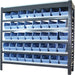 Commercial Heavy Duty Boltless Shelving Unit 6 Shelves 35 bins Melamine Shelves 900x300x915mm |  SY30906 Makfry
