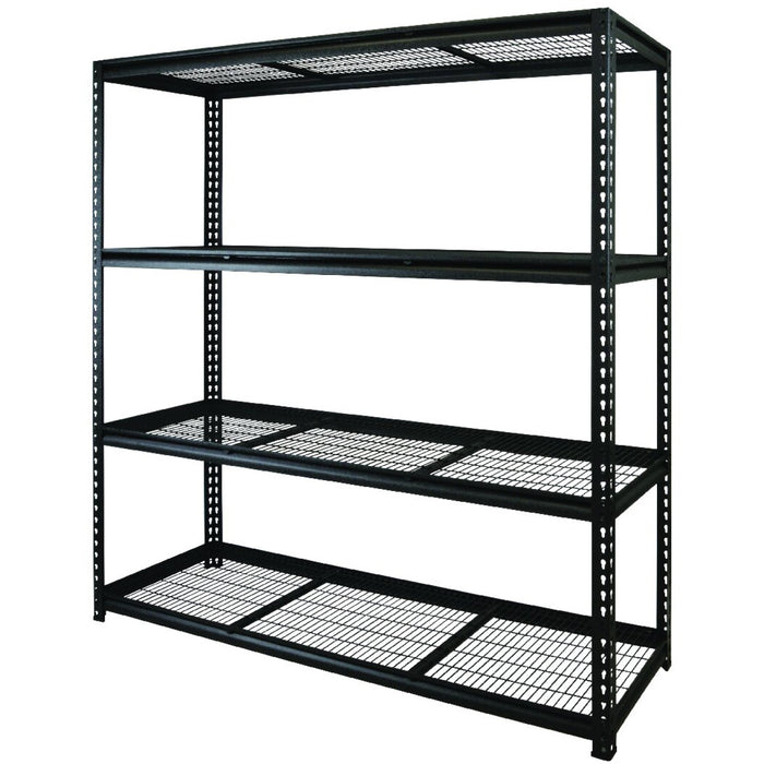 Commercial Heavy Duty Wire Shelving Unit 4 Shelves 1600kg Loading Capacity 1200x450x1830mm |  SY45120