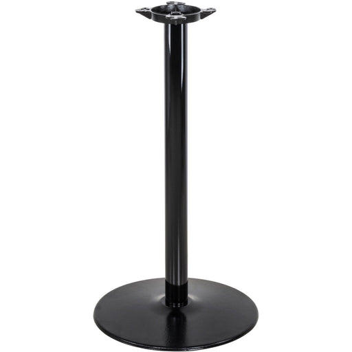 Black Table base Round Ø18'' Bar height Sandtex coating |  T18RBARH Makfry