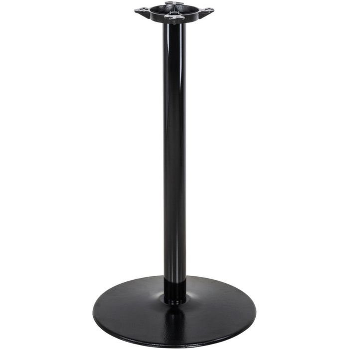 Black Table base Round Ø18'' Bar height Sandtex coating |  T18RBARH Makfry