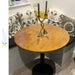 Black Table base Round Ø18'' Bar height Sandtex coating |  T18RBARH Makfry