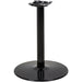 Black Table base Round Ø18'' Standard height Sandtex coating |  T18RTH Makfry