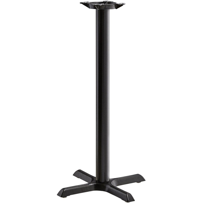 Black Table base 22x22'' Bar height Sandtex coating |  T2222BARH Makfry