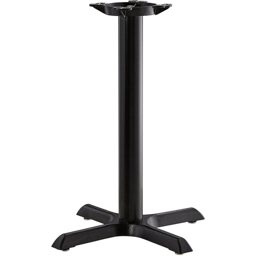 Black Table base 22x22'' Standard height Sandtex coating |  T2222TH Makfry
