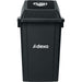 Plastic Waste Bin 60 litres Black |  TB60Y Makfry