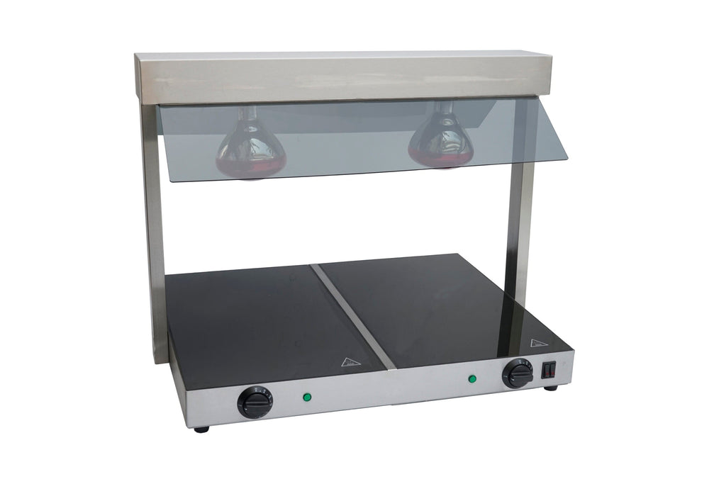 Infernus Two Plate Buffet Warmer With Heated Gantry Canmac Catering Equipment