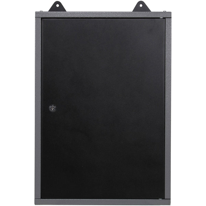 Professional Grey and Black Wall Mounted Tool Cabinet with Key 400x200x600mm |  TC001 Makfry